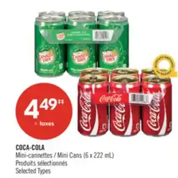 Pharmaprix COCA-COLA Mini Cans offer