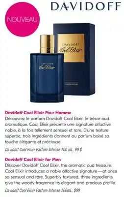 Pharmaprix Davidoff Cool Elixir Parfum Intense offer