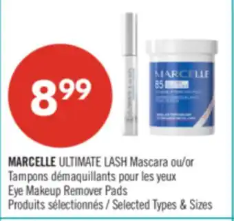 Pharmaprix MARCELLE ULTIMATE LASH Mascara or Tampons Eye Makeup Remover Pads offer