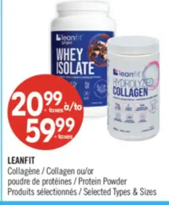 Pharmaprix Leanfit Collagen or Protein Powder offer