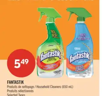 Pharmaprix FANTASTIK Household Cleaners offer