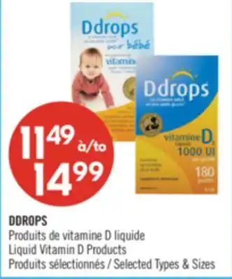 Pharmaprix DDROPS Liquid Vitamin D Products offer