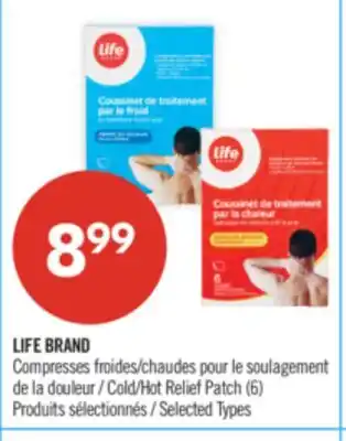 Pharmaprix LIFE BRAND Cold/Hot Relief Patch offer