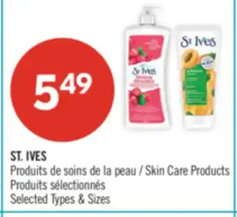 Pharmaprix ST. IVES Skin Care Products offer