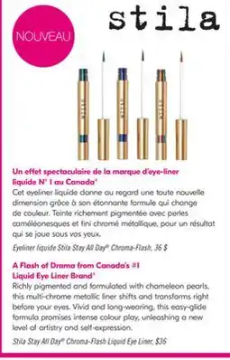 Pharmaprix Stila Stay All Day Chroma-Flash Liquid Eye Liner offer