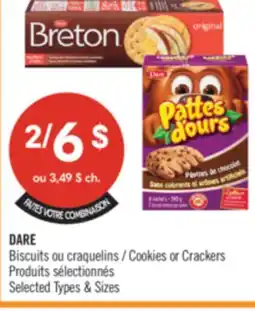 Pharmaprix DARE Cookies or Crackers offer