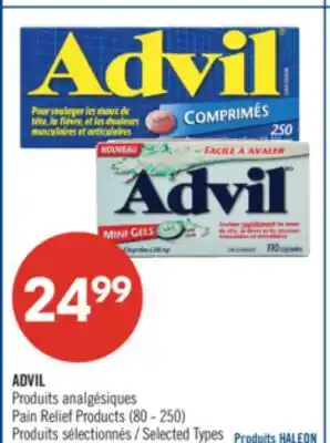 Pharmaprix Advil Pain Relief Products offer