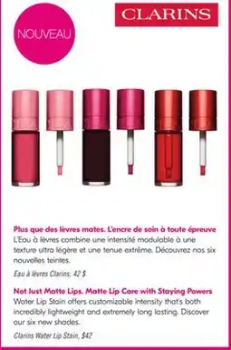 Pharmaprix Clarins Water Lip Stain offer