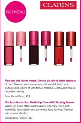 Pharmaprix Clarins Water Lip Stain offer
