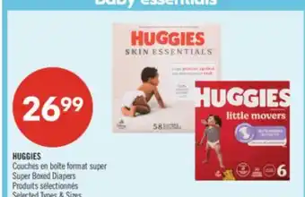 Pharmaprix HUGGIES Super Boxed Diapers offer
