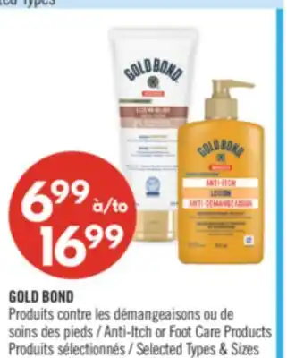 Pharmaprix GOLD BOND Anti-itch or Foot Care Products offer