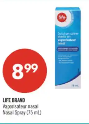 Pharmaprix LIFE BRAND Nasal Spray offer