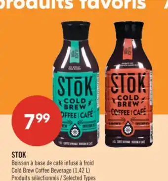 Pharmaprix STOK Cold Brew Coffee Beverage offer