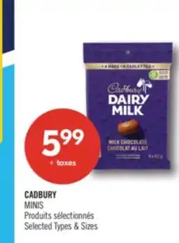 Pharmaprix CADBURY MINIS offer