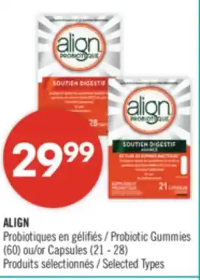 Pharmaprix ALIGN Probiotic Gummies (60 or Capsules (21 - 28) offer