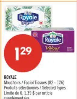 Pharmaprix ROYALE Facial Tissues offer