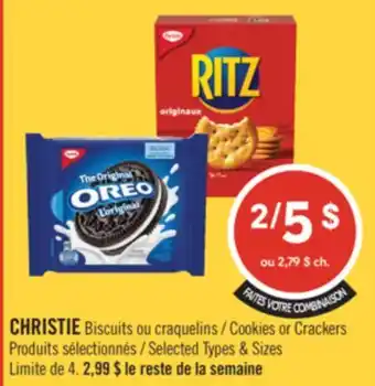 Pharmaprix CHRISTIE Cookies or Crackers offer