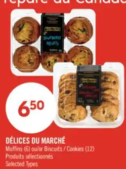 Pharmaprix DÉLICES DU MARCHÉ Muffins (6) or Cookies (12) offer