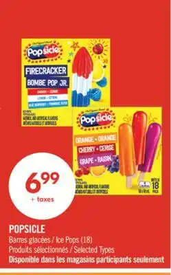 Pharmaprix POPSICLE Ice Pops (18) offer