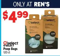Ren’s Pets Depot O'SELECT Poop Bags offer