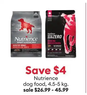 Petsmart Save $4 Nutrience dog food offer