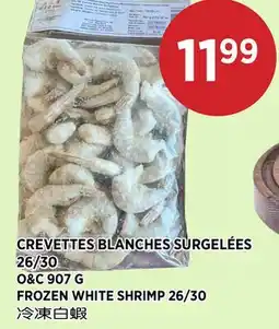 Kim Phat O&C Frozen white shrimp 26/30 offer