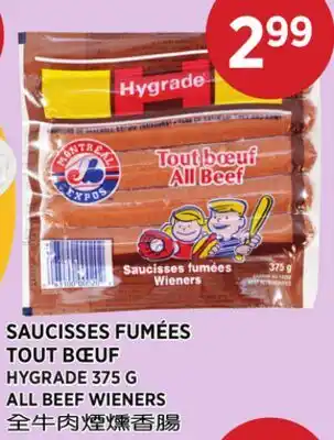 Kim Phat HYGRADE ALL BEEF WIENERS offer