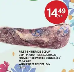 Kim Phat WHOLE BEEF TENDERLOIN offer