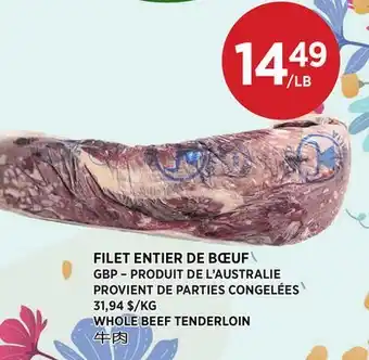 Kim Phat WHOLE BEEF TENDERLOIN offer