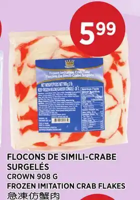 Kim Phat CROWN FROZEN IMITATION CRAB FLAKES offer