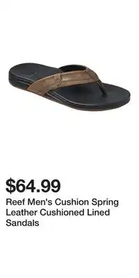 Mark's Reef Men's Cushion Spring Leather Cushioned Lined Sandals offer