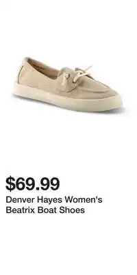 Mark's Denver Hayes Women's Beatrix Boat Shoes offer