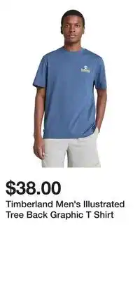 Mark's Timberland Men's Illustrated Tree Back Graphic T Shirt offer