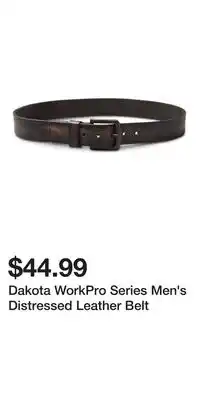 Mark's Dakota WorkPro Series Men's Distressed Leather Belt offer