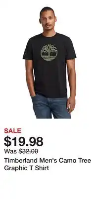 Mark's Timberland Men's Camo Tree Graphic T Shirt offer