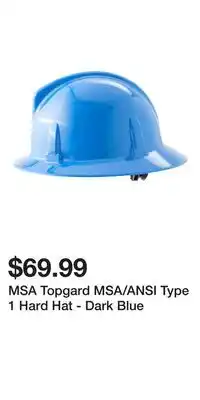 Mark's MSA Topgard MSA/ANSI Type 1 Hard Hat - Dark Blue offer