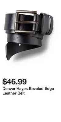 Mark's Denver Hayes Beveled Edge Leather Belt offer