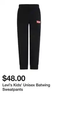 Mark's Levi's Kids' Unisex Batwing Sweatpants offer