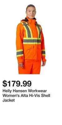 Mark's Helly Hansen Workwear Women's Alta Hi-Vis Shell Jacket offer