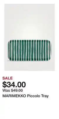 Holt Renfrew MARIMEKKO Piccolo Tray offer