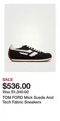Holt Renfrew TOM FORD Mick Suede And Tech Fabric Sneakers offer