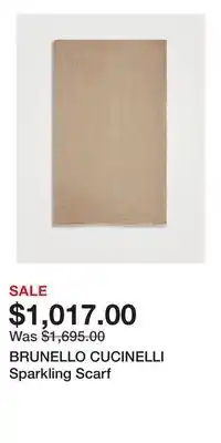 Holt Renfrew BRUNELLO CUCINELLI Sparkling Scarf offer