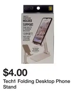 Dollarama Tech1 Folding Desktop Phone Stand offer