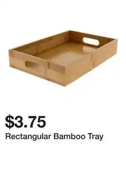 Dollarama Rectangular Bamboo Tray offer