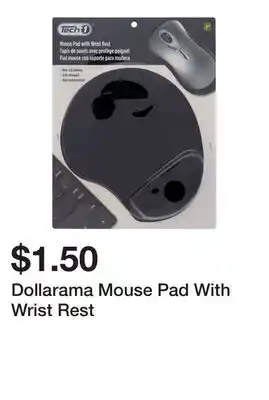 Dollarama Dollarama Mouse Pad With Wrist Rest offer