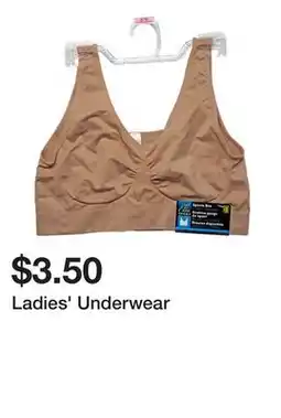 Dollarama Ladies' Underwear offer