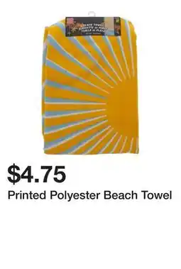 Dollarama Printed Polyester Beach Towel offer