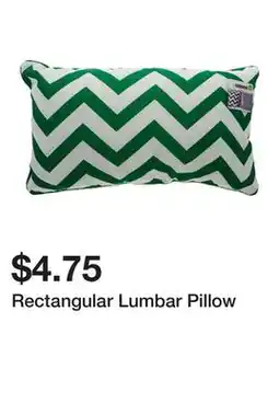 Dollarama Rectangular Lumbar Pillow offer