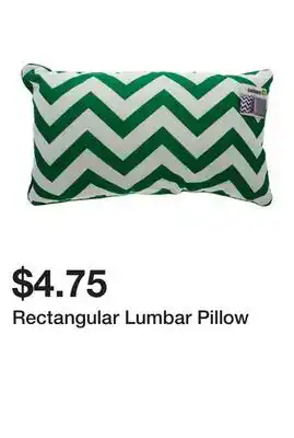 Dollarama Rectangular Lumbar Pillow offer