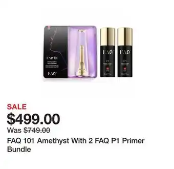 TSC Stores FAQ 101 Amethyst With 2 FAQ P1 Primer Bundle offer